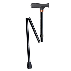 McKesson Aluminum Standard Folding T-Handle Cane