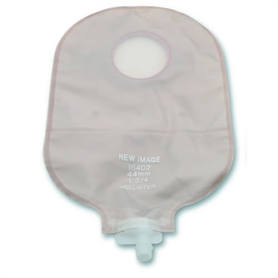 Hollister New Image Two-Piece Transparent Urostomy Pouch With Anti-Reflux Valve