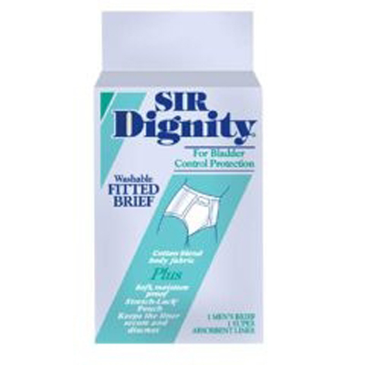 Sir Dignity Washable Brief with Built-In Protective Pouch