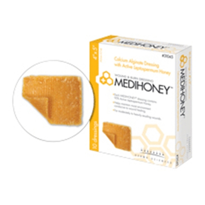 MEDIHONEY Calcium Alginate Dressing with Active Leptospermum Honey