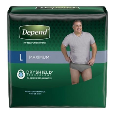 Depend Flex Fit Briefs For Men