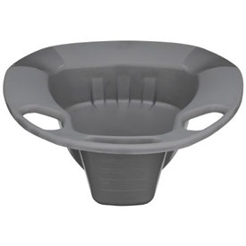 Stackable Bedpan McKesson Graphite 2 Quart / 1893 mL