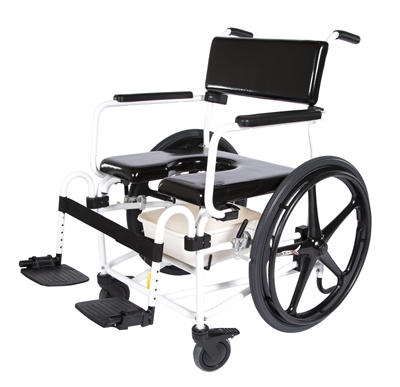 ACTIVEAID 600 Series Stainless Steel Shower/Commode Chair
