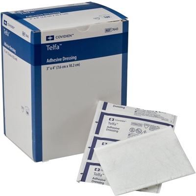 Covidien Telfa Ouchless Adhesive Dressing