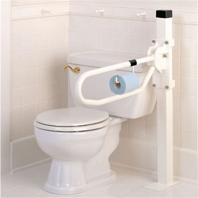 Toilet Tissue Dispenser For Toilet Hinged Arm Support