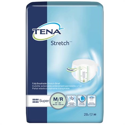 TENA Stretch Briefs - Super Absorbency