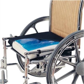 Medline Gel Foam Pressure Wheelchair Cushion 18x18x3 1Ct