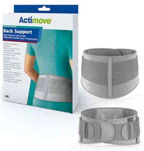 Actimove® Back Support High-Density Foam Panel Adjustable Double Layer Compression