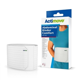 Actimove Abdominal Binder Comfort w/ Soft Pad 12 inch