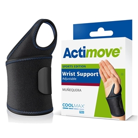 Actimove Wrist Stabilizer w/Removable Metal Stay, Sports Edition