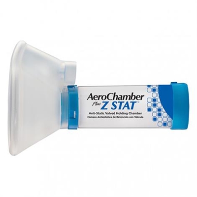 Monaghan AeroChamber Plus Z STAT Anti-Static Valved Holding Chamber With ComfortSeal Mask