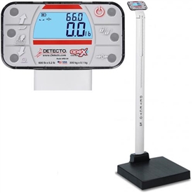 Waist-High Physician Scales with Height Rod
