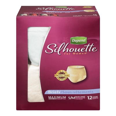 Depend Silhouette Incontinence Underwear for Women, Maximum