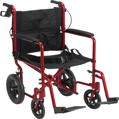 Drive Lightweight Expedition Aluminum Transport Wheelchair