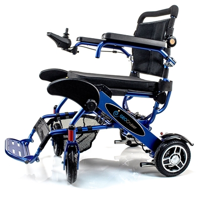 Geo Cruiser DX Lightweight Compact Folding Lithium Electric Power Wheelchair