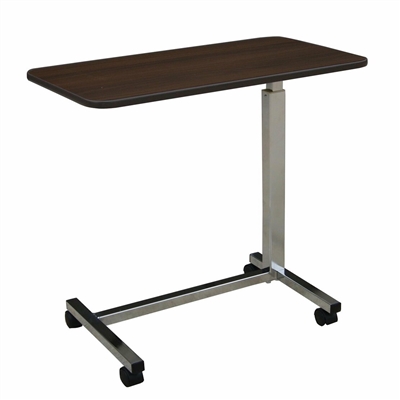 Medline Economy Overbed Bedside Table with Wheels