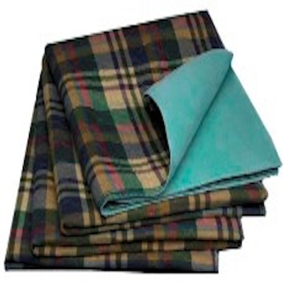 Sofnit 300 Washable Underpads - Tartan Plaid Toplayer