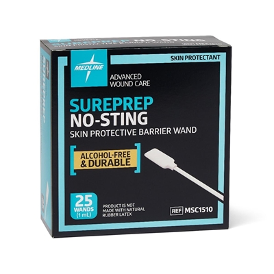 Medline Sureprep No-Sting Skin Protectant Wand