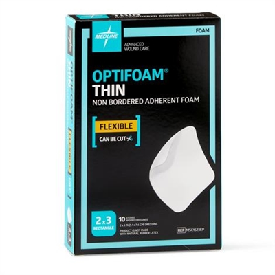 Medline Optifoam Thin Adhesive Foam Dressing