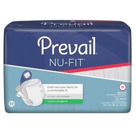 Prevail Nu-Fit Adult Briefs - Extra Absorbency