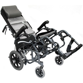 Karman VIP515TP-18 Tilt-in-Space Foldable Transporter Chair