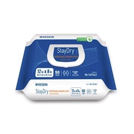 McKesson StayDry Disposable Performance Plus Bath Wipes