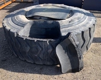 Tire Tank 7' Double Drink w/ Bottom & Riser