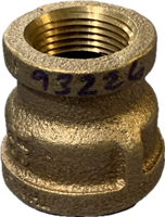 Brass 1inch x 3/4 inch Coupling