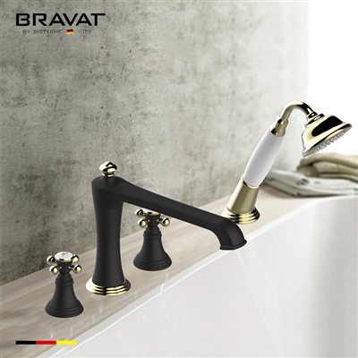 Bravat High Arc Spout Bathtub Faucet