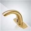 Brushed Gold touchless bathroom faucets