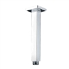 Luxurious Solid Brass Chrome Overhead Shower Bar Square Ceiling Mounted Shower Arm