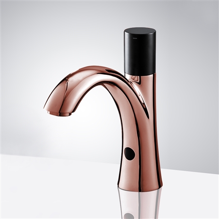 Cancun Rose Gold Automatic Commercial Hands Free Faucet