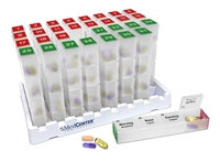 31 Day Large Capacity Low Profile Monthly Pill Organizer