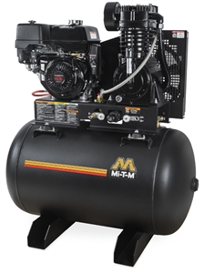 Mi-T-M ABS-13H-80H 80-Gallon Two Stage Gasoline Industrial Air Compressor w/Honda Engine