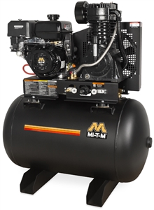 Mi-T-M ABS-14M-80H 80-Gallon Two Stage Gasoline Industrial Air Compressor