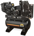 Mi-T-M AG2-SK14-30ME 30-Gallon Two Stage Gasoline Compressor/Generator w/Kohler Engine & Electric Start