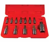 ATD Tools 12 Piece Star Plus Bit Socket Set ATD-13777