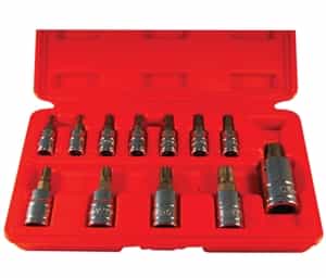 ATD Tools 12 Piece Star Plus Bit Socket Set ATD-13777