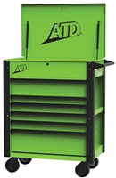 ATD Tools 70435 6-Drawer 35" Deluxe Tool Cart, Green - ATD-70435