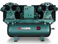 FS-Curtis CA10 120-Gallon Duplex 10(2)HP Electric Air Compressor (3/60/200-208V - FCA10E71D1S-A9L1XX, 3/60/230V - FCA07E71D1S-A3L1XX, 3/60/460V - FCA10E71D1S-A4L1XX)