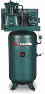 FS-Curtis CA10 120-Gallon 10HP Vertical Simplex Air Compressor w/Magnetic Motor Starter (3/60/200-208V - FCA10E71H1S-A9L1XX - 3/60/230V - FCA10E71H1S-A3L1XX - 3/60/460V - FCA10E71H1S-A4L1XX)