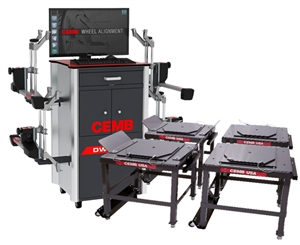CEMB DWA1100CWAS Complete Wheel Alignment System Kit for Cars & Light Trucks