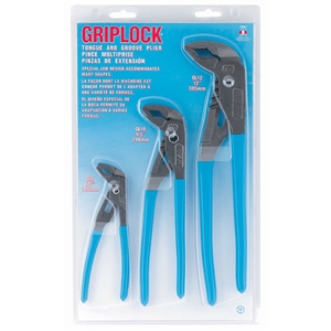 Channellock GLS3 3 Pc. GripLock® Plier Set - CNL-GLS3