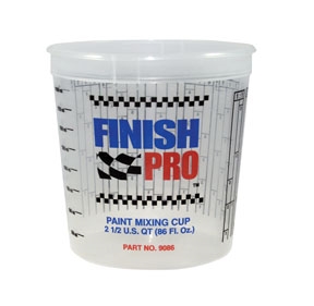 Finish Pro 9086 2.5 Quart Mixing Cup (100 Ct)