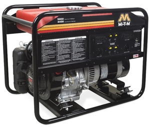 Mi-T-M GEN-5000-0MH0 5000-Watt Gasoline Generator w/Honda Engine