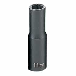Grey Pneumatic 3/8" Drive 11mm Deep Metric Impact Socket GRE1011MD