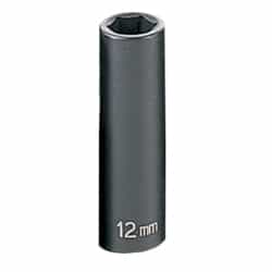 Grey Pneumatic 3/8" Drive 12mm Deep Metric Impact Socket GRE1012MD