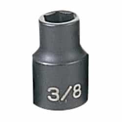 Grey Pneumatic 3/8" Drive 3/8" Fractional Standard Impact Socket GRE1012R