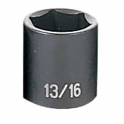 Grey Pneumatic 3/8" Drive 13/16" Fractional Standard Impact Socket GRE1026R