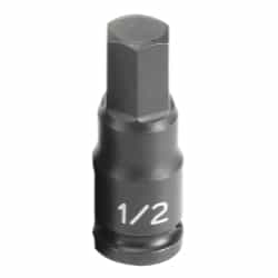 Grey Pneumatic 3/8" Drive 1/2" Fractional Hex Driver Impact Socket GRE1916F